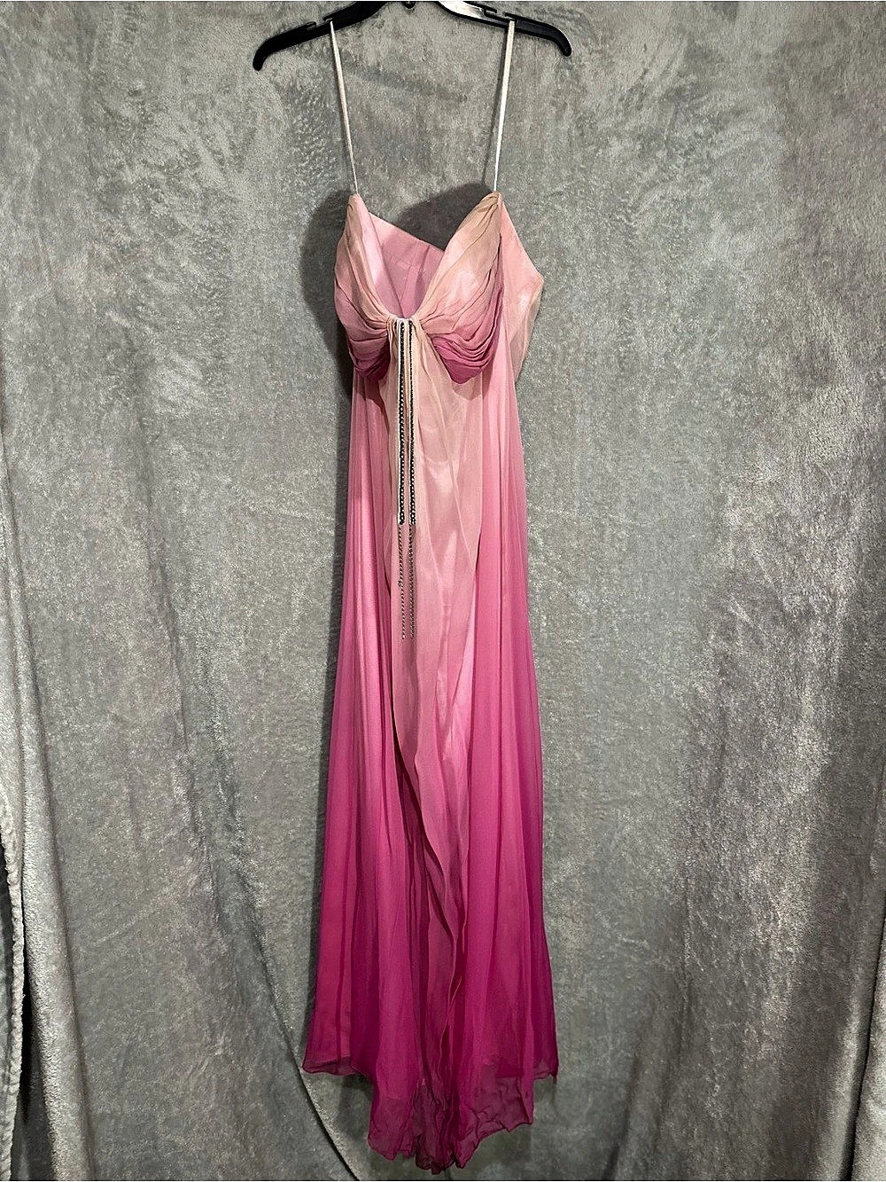 Sean X Press Pink Maxi Dress XL Like New